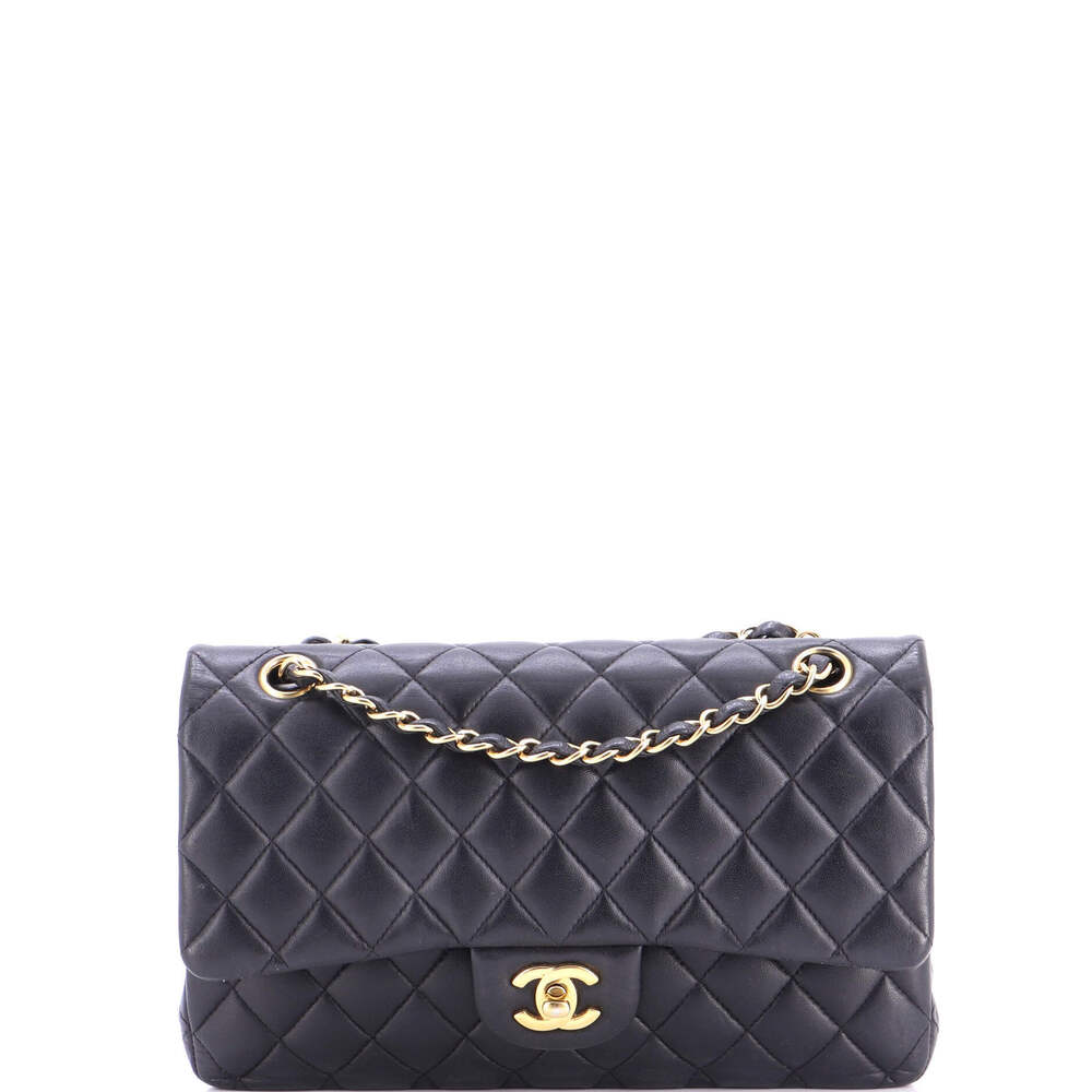 Chanel Medium Classic Double Flap Bag Quilted Lambskin